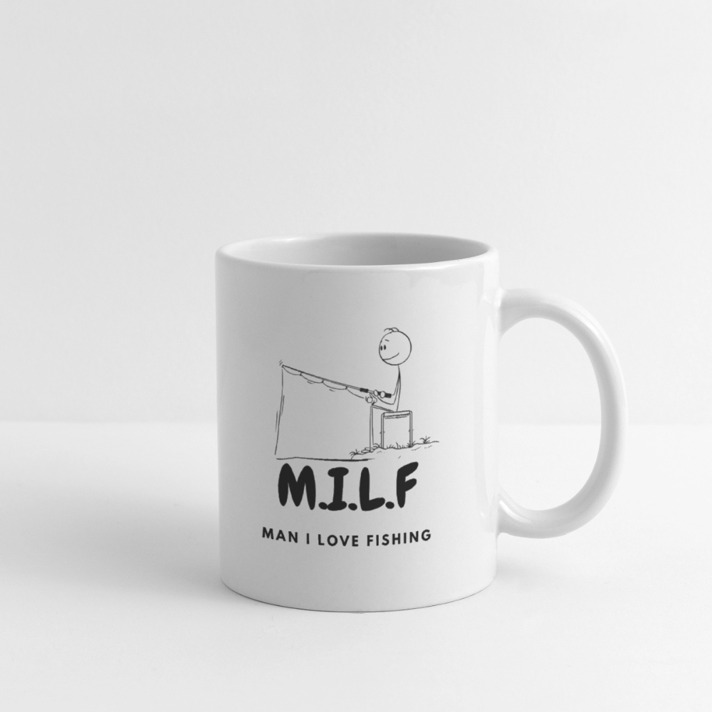 I Love Fishing Mug - white