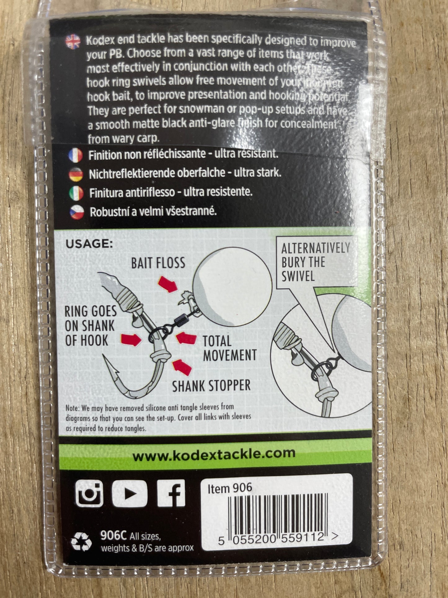Kodex Hook Ring Swivels