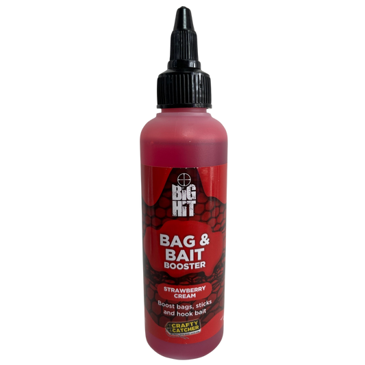 Crafty Catcher strawberry cream bait booster for enhancing bags sticks and hook bait
