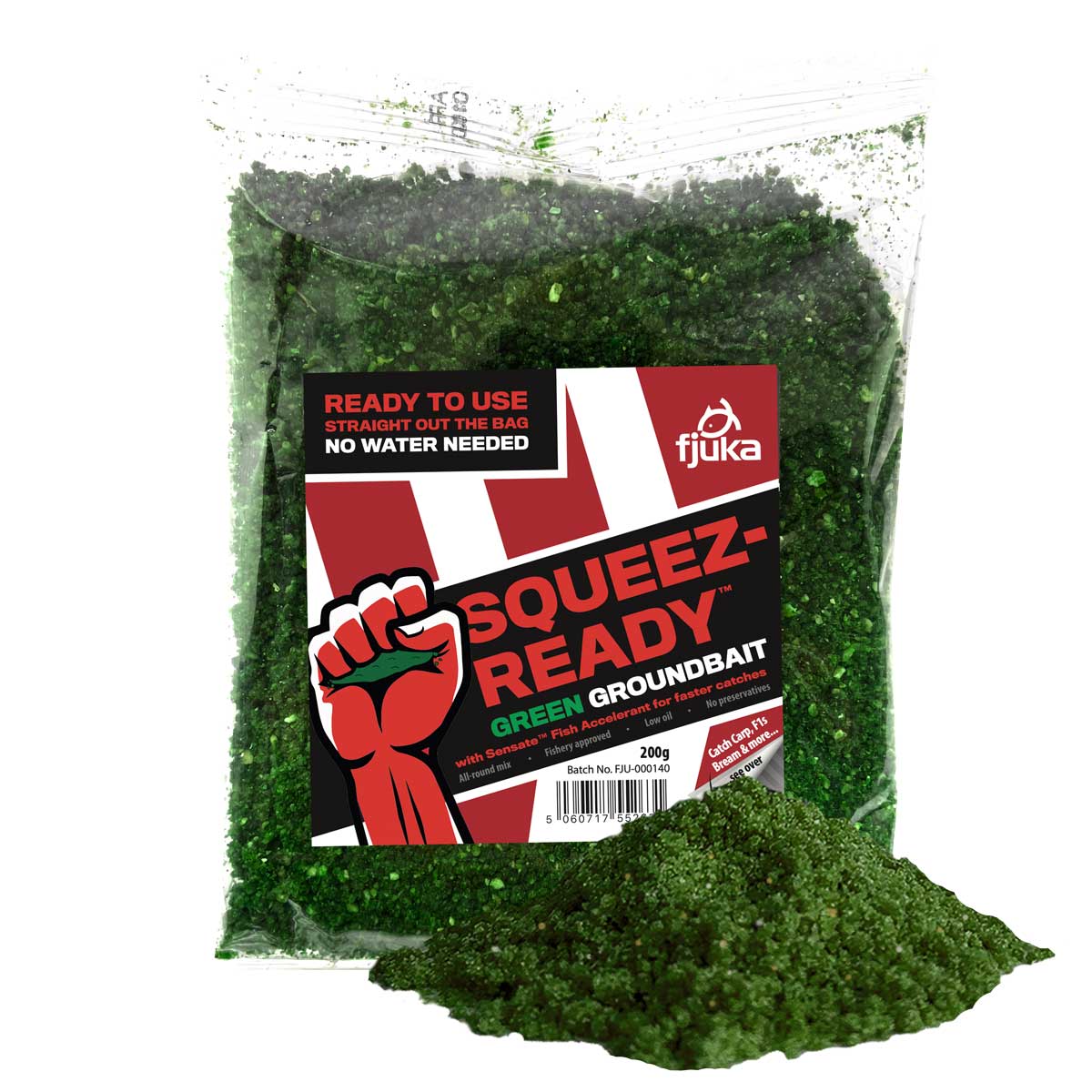 Fjuka Ready Groundbait Green