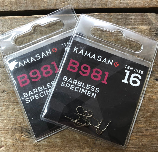 Kamasan B981 Eyed Specimen hooks