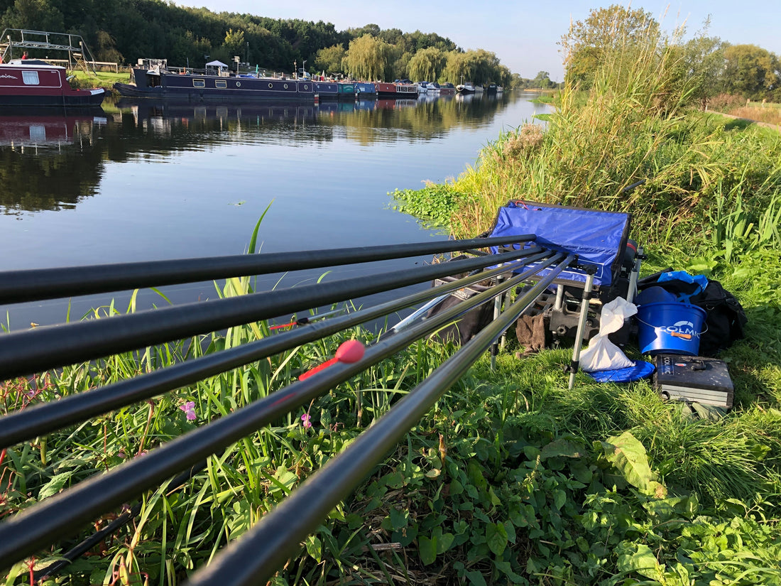 River pole fishing