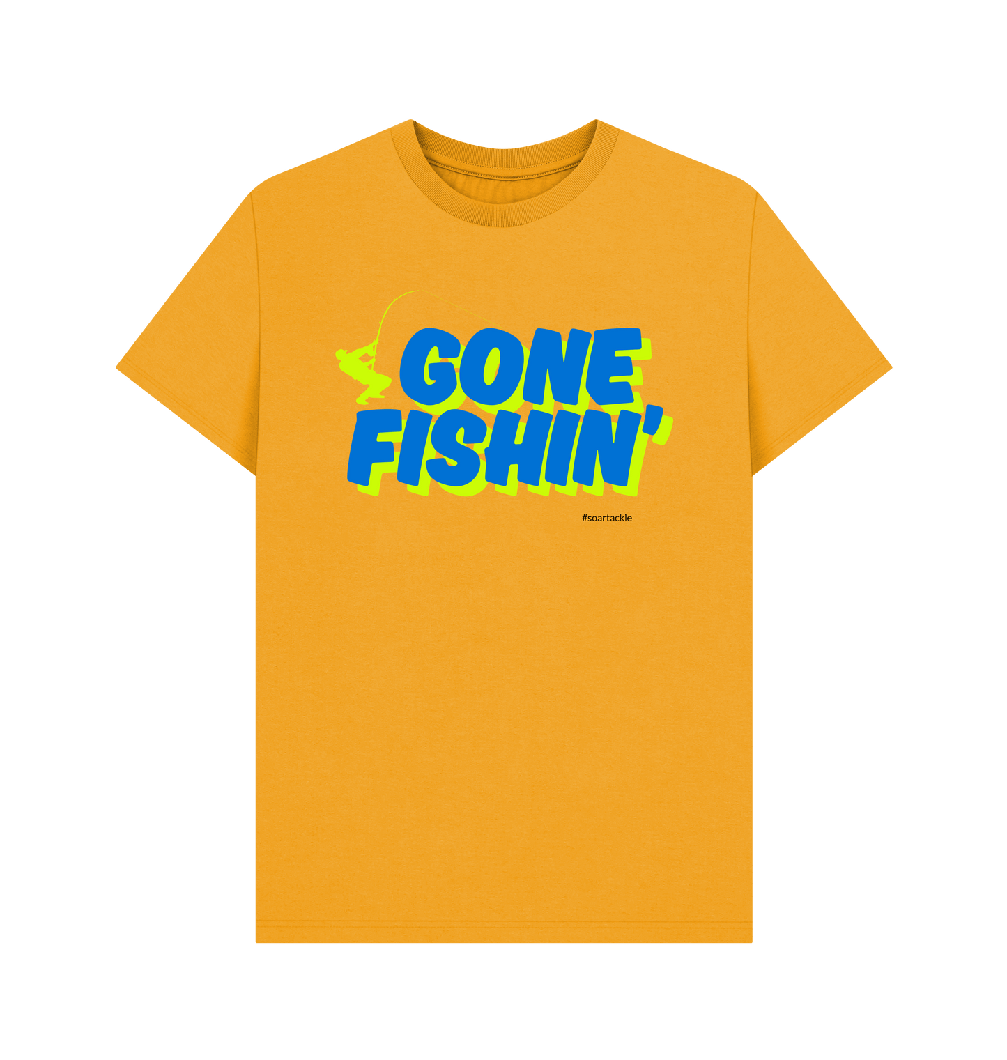 Mustard Printed T-shirt Front