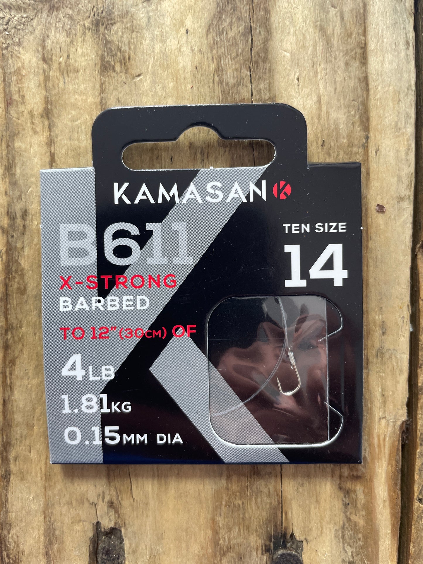 Kamasan B611 Pre tied hooks