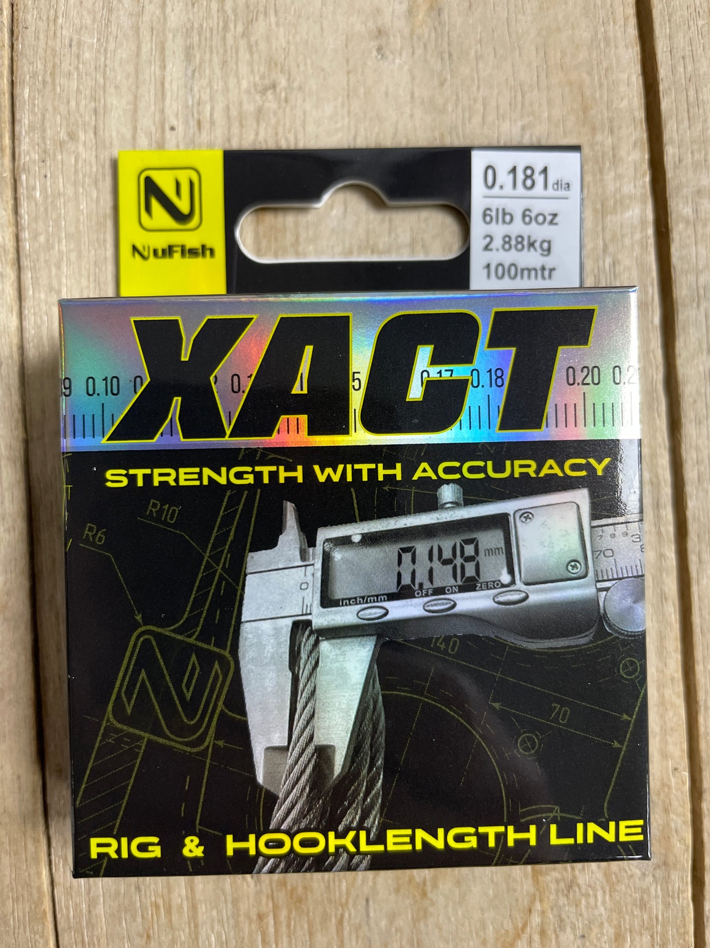 NuFish Xact hooklength and rig line 0.181 dia - Independent NuFish stockist Soar Tackle
