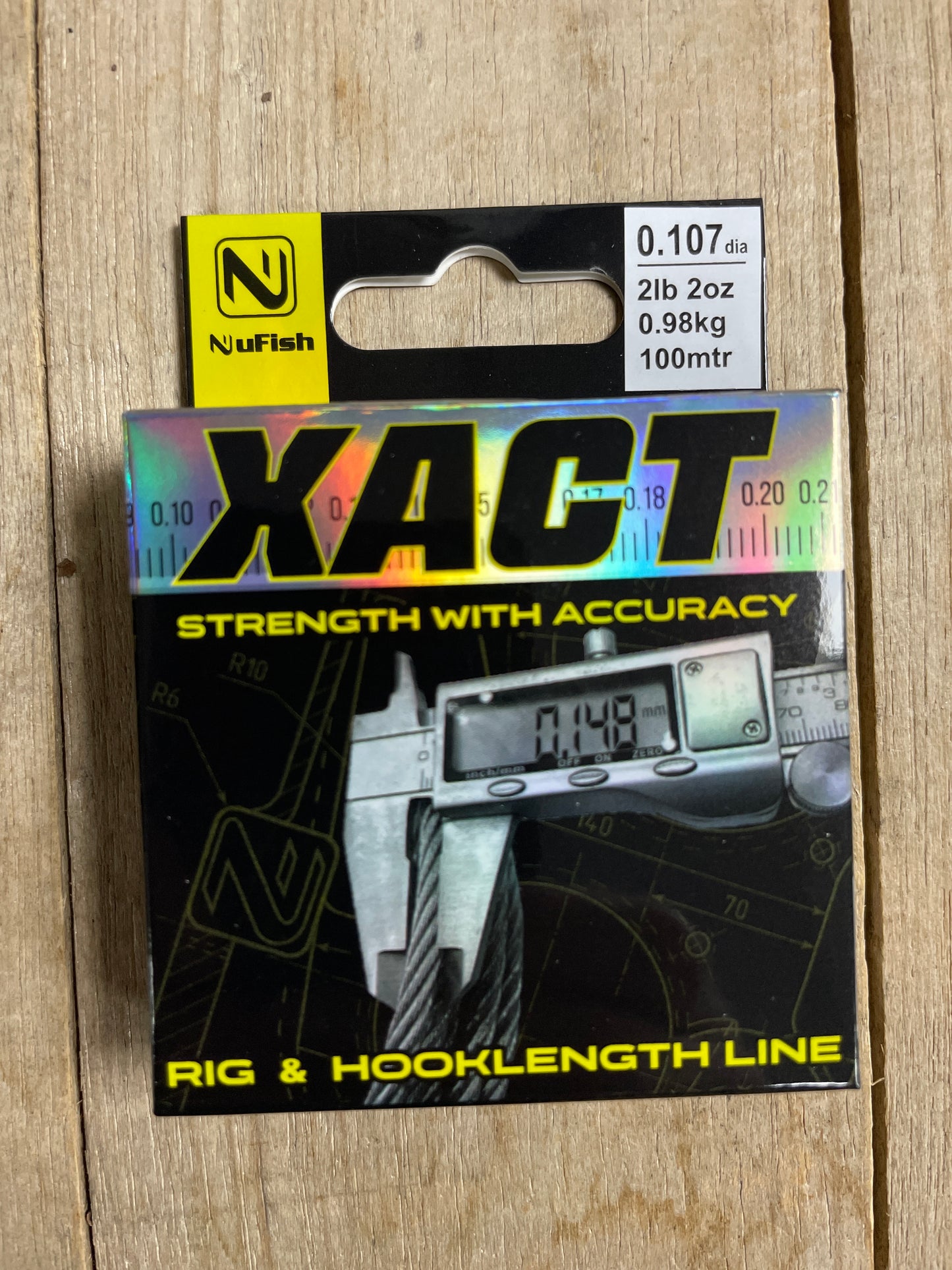 NuFish Xact hooklength and rig line 0.107 dia - Independent NuFish stockist Soar Tackle