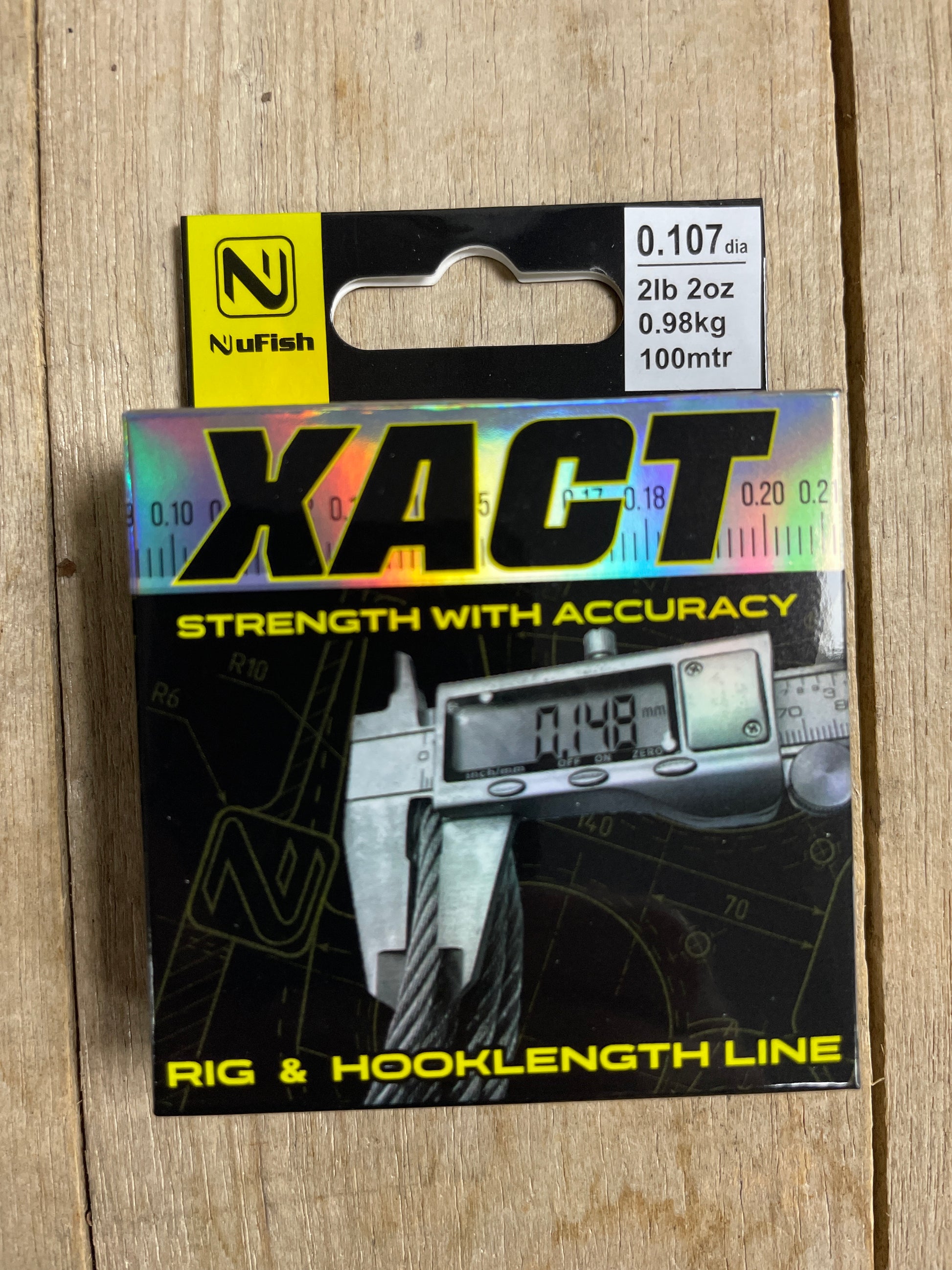 NuFish Xact hooklength and rig line 0.107 dia - Independent NuFish stockist Soar Tackle
