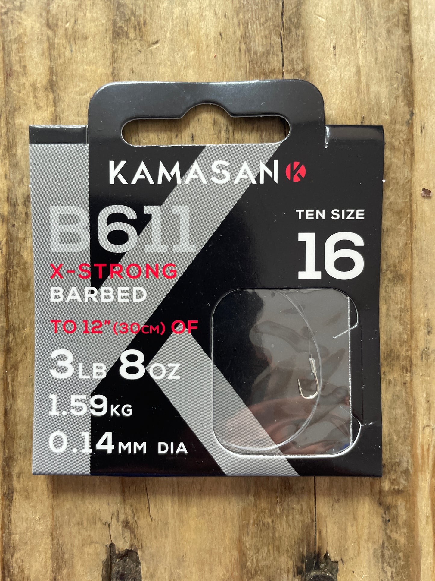 Kamasan B611 Pre tied hooks
