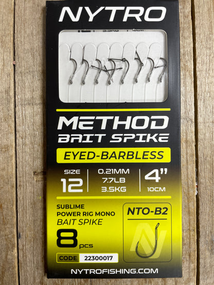 Nytro Pre Tied B2 Method Hooks with Bait Spikes