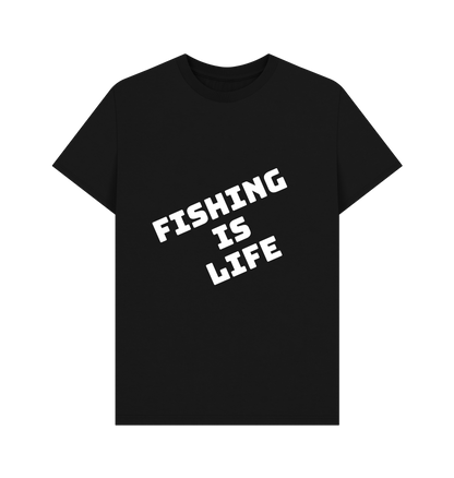 Black Printed T-shirt Front