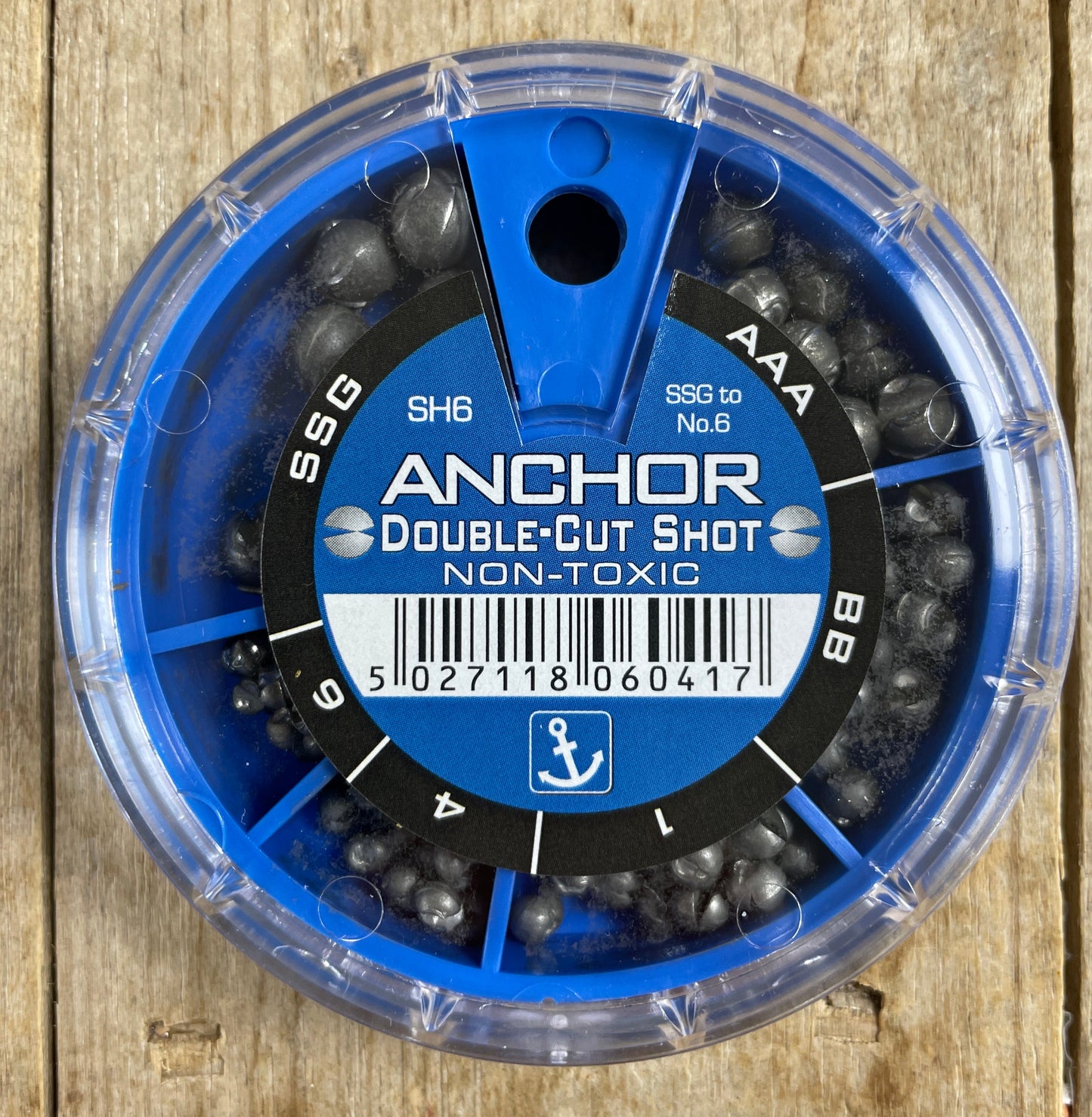 Anchor Double Cut Non toxic shot 6 div dispenser