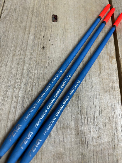 Feva Tackle Traditional Canal Grey Wagglers available at Soar Tackle