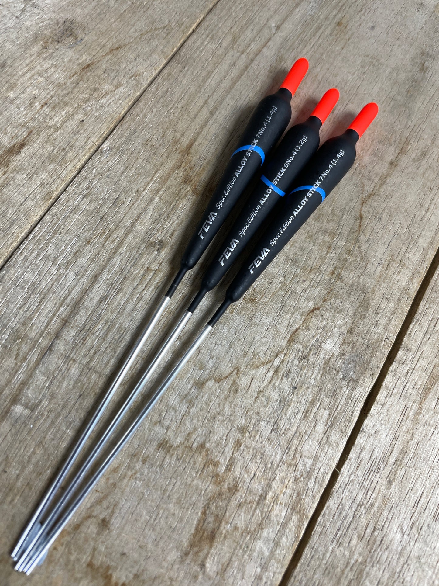Traditional wire stem stick floats from Feva tackle