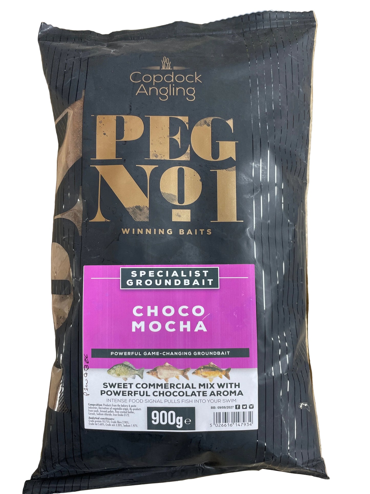 Peg No1 Choco Mocha Groundbait for Carp fishing