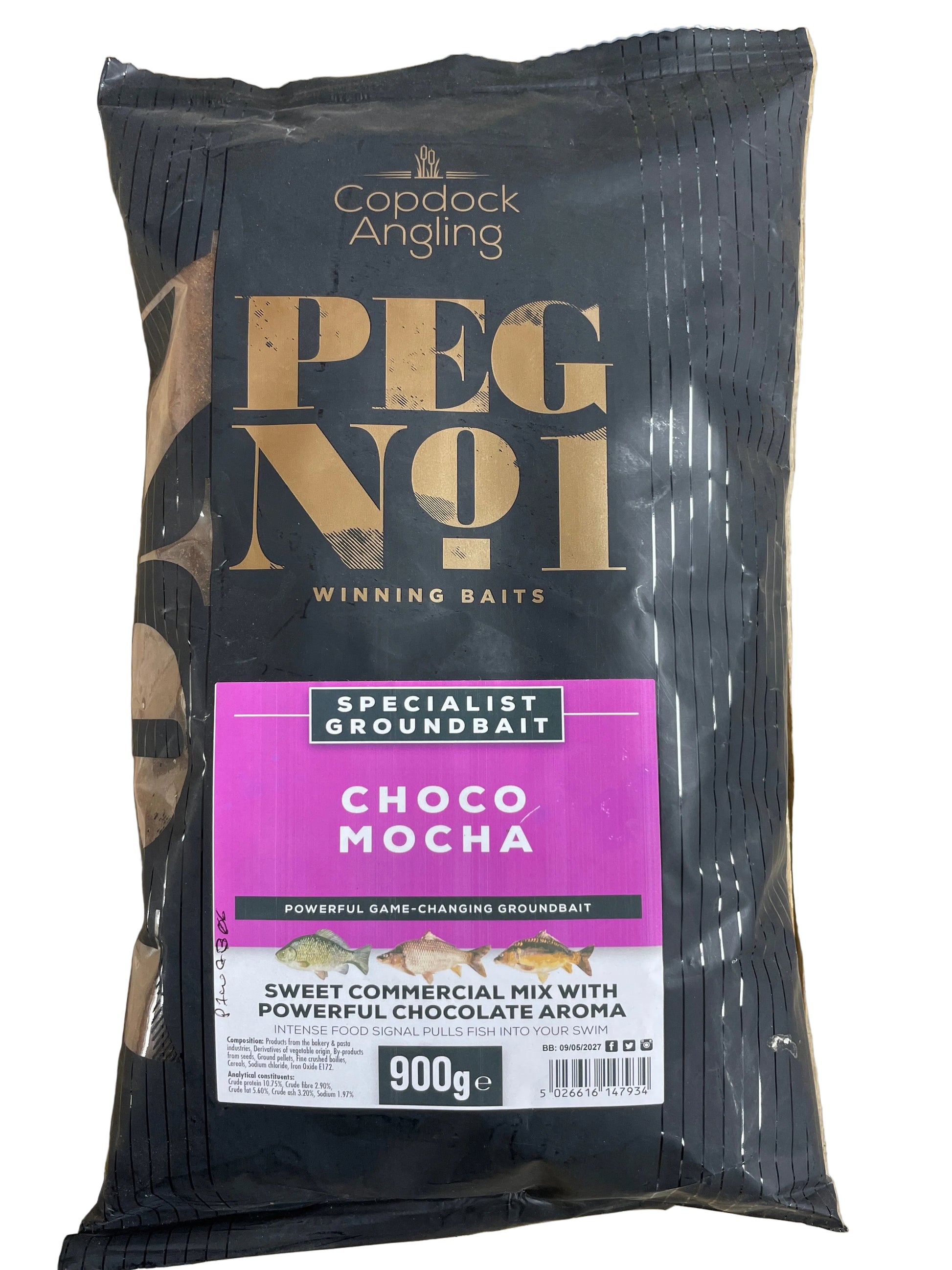Peg No1 Choco Mocha Groundbait for Carp fishing