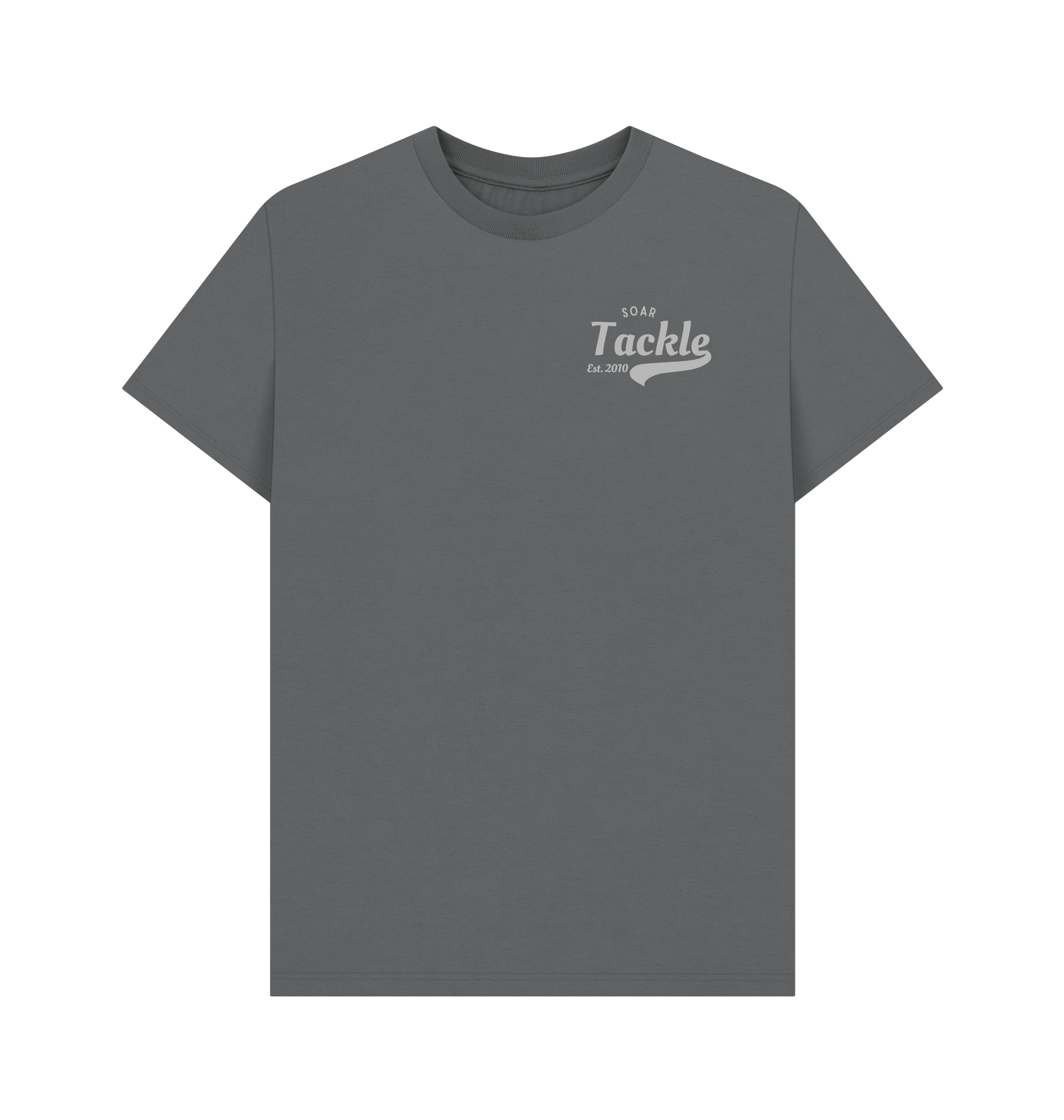 Slate Grey Printed soar tackle T-shirt 