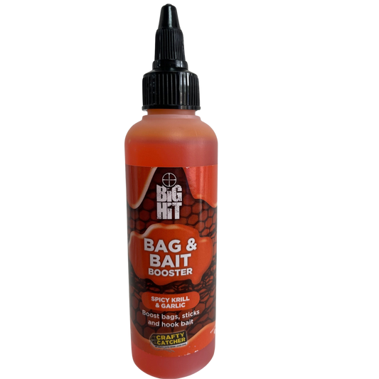 Crafty Catcher spicy krill garlic bait booster for enhancing fishing bait