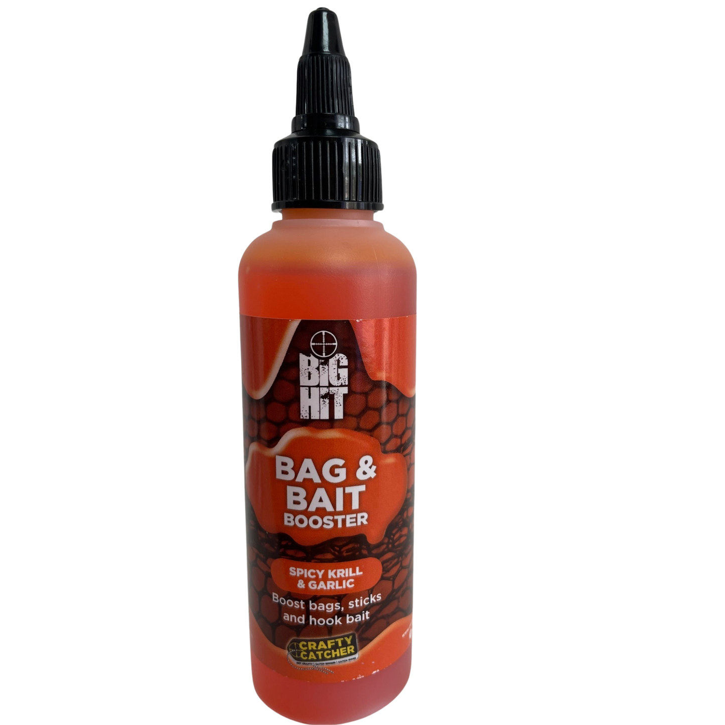 Crafty Catcher spicy krill garlic bait booster for enhancing fishing bait