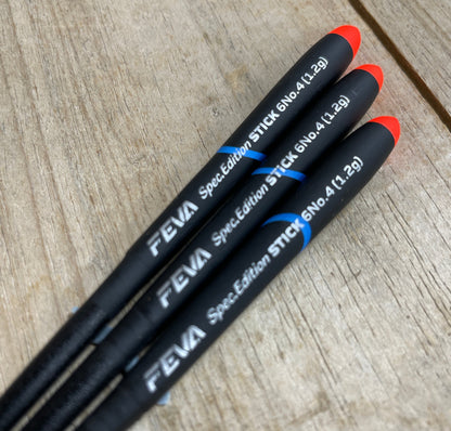 6 number 4 Special Edition dome top stick floats from Feva fishing tackle at Soar Tackle