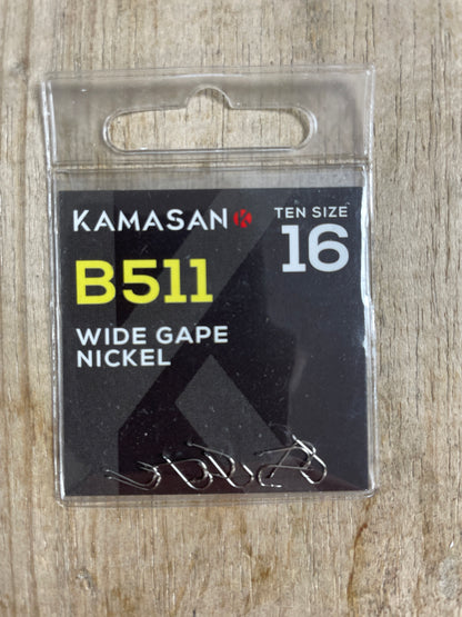Kamasan B511 hooks size 16