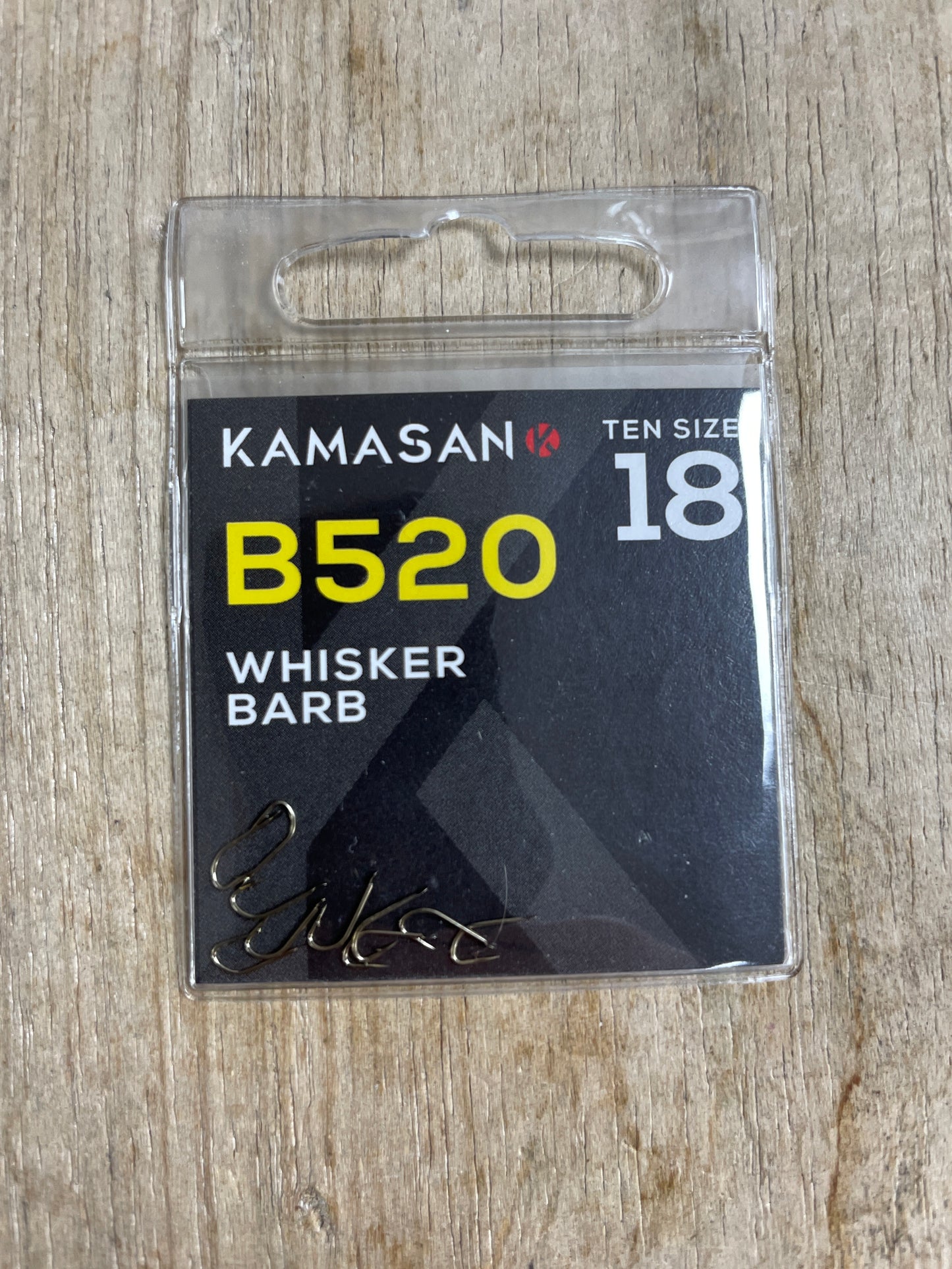 Kamasan B520 whisker barb fishing hooks