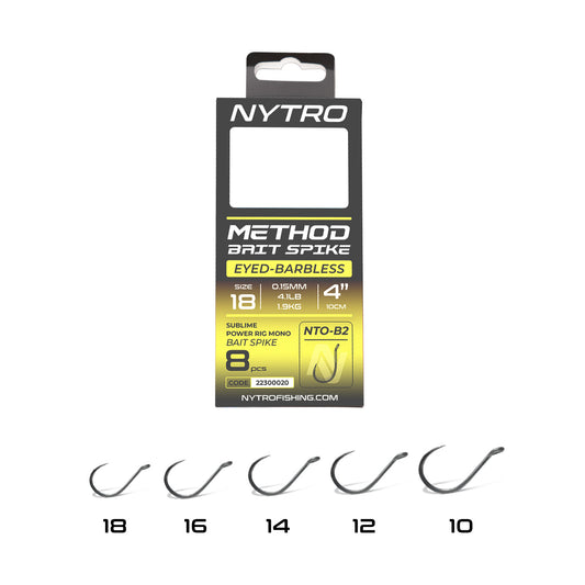 Nytro Pre Tied B2 Method Hooks with Bait Spikes