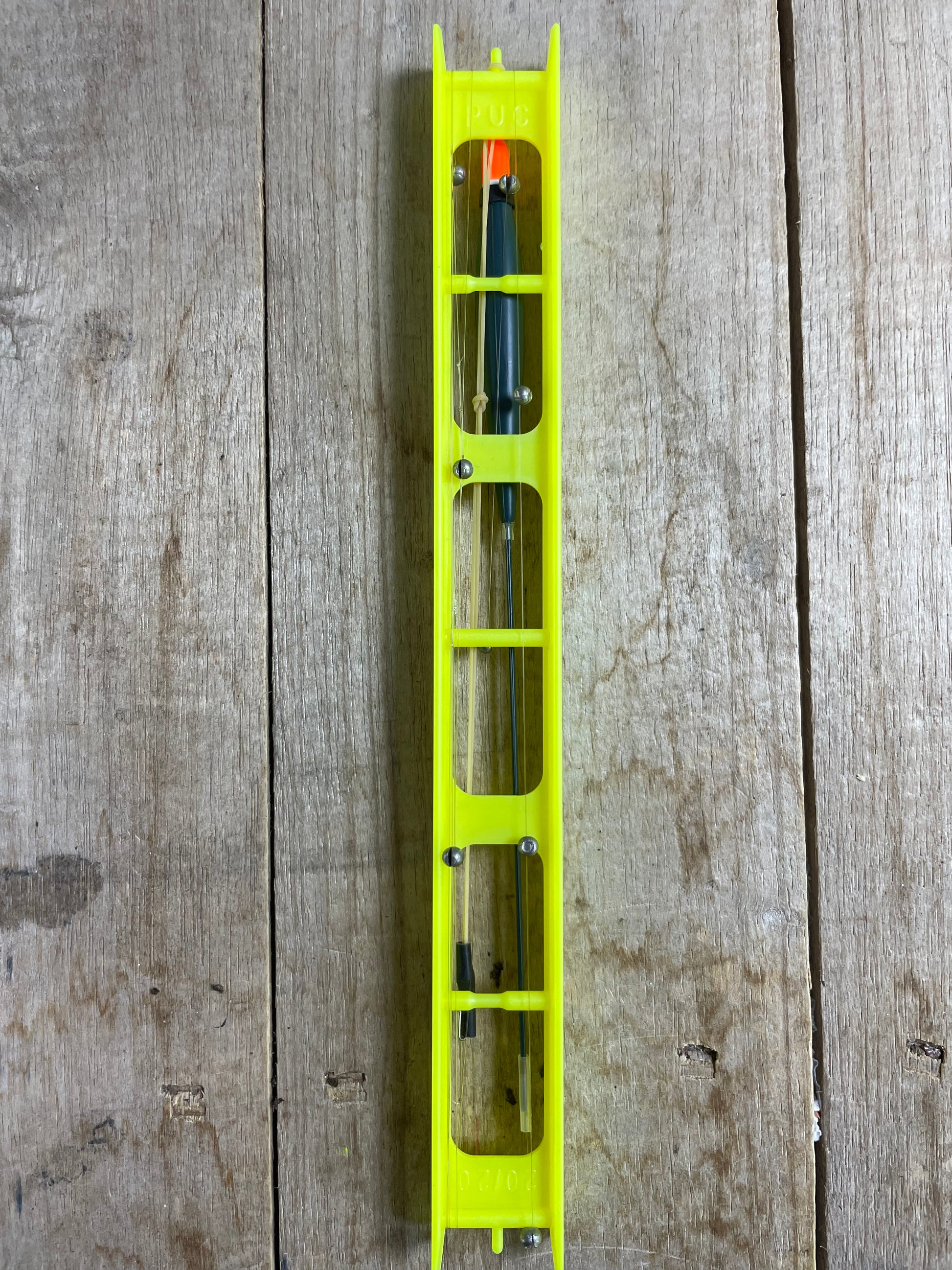 Pre tied wire stem stick float rig back