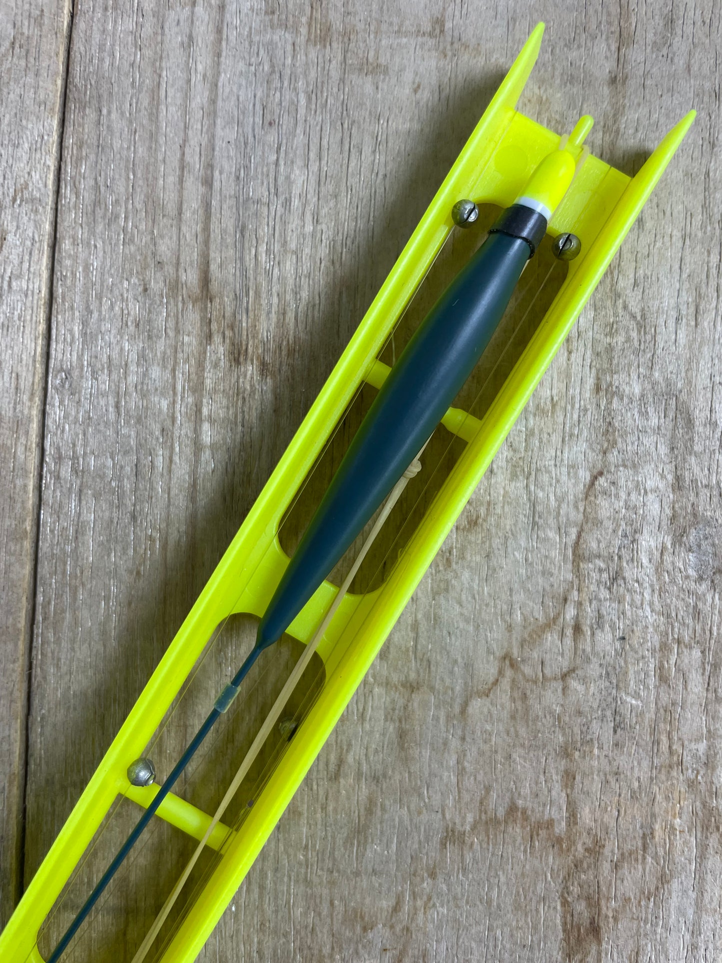 Yellow tip pre tied wire stem stick float by Soar Tackle