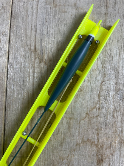 Yellow tip pre tied wire stem stick float by Soar Tackle
