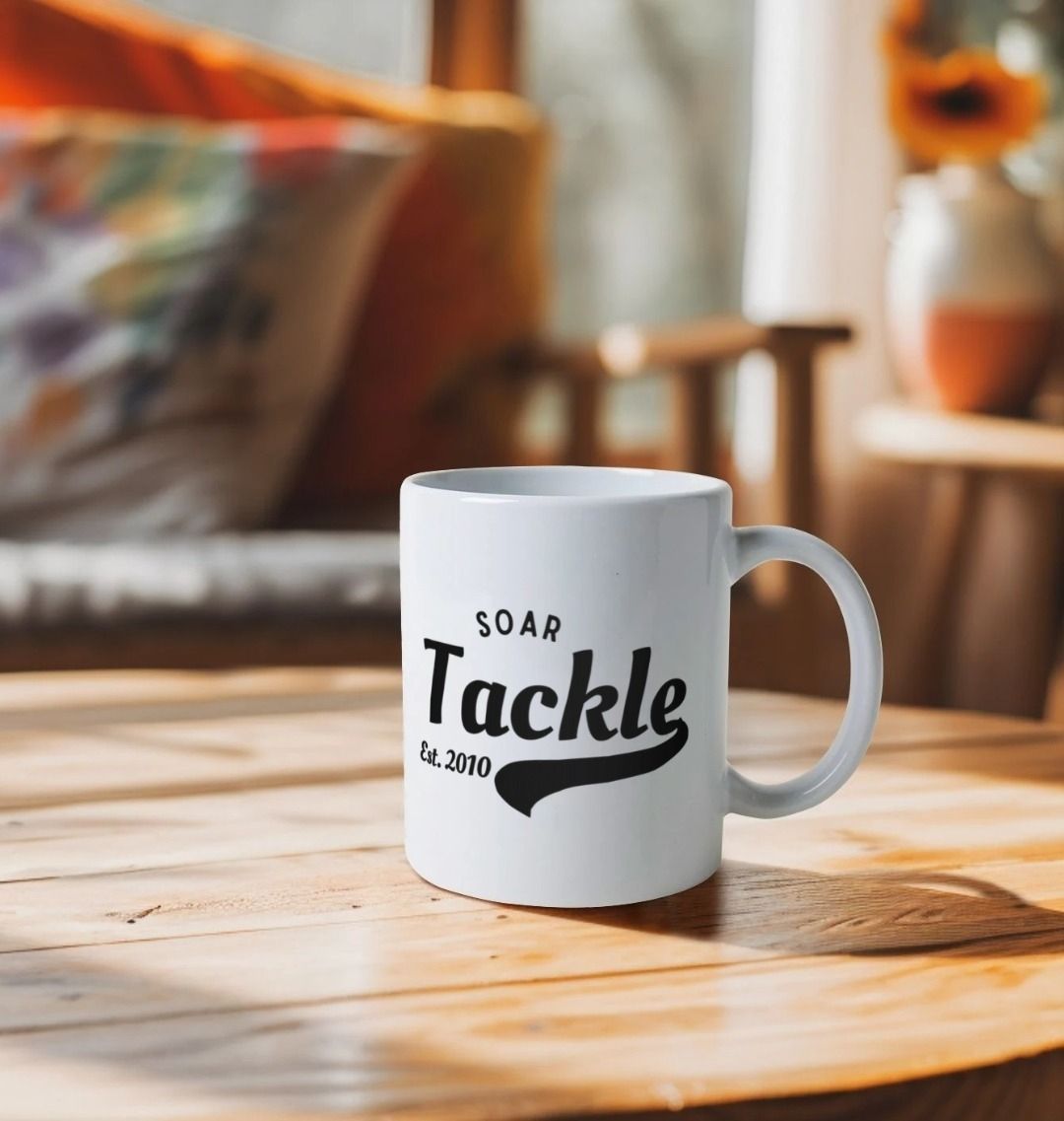 Ideal gift for anglers Soar Tackle Retro Logo Coffee ug